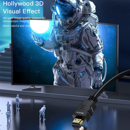 Yesido HM09 HDMI Male to HDMI Male HD Adapter Cable, Length:1.5m-garmade.com