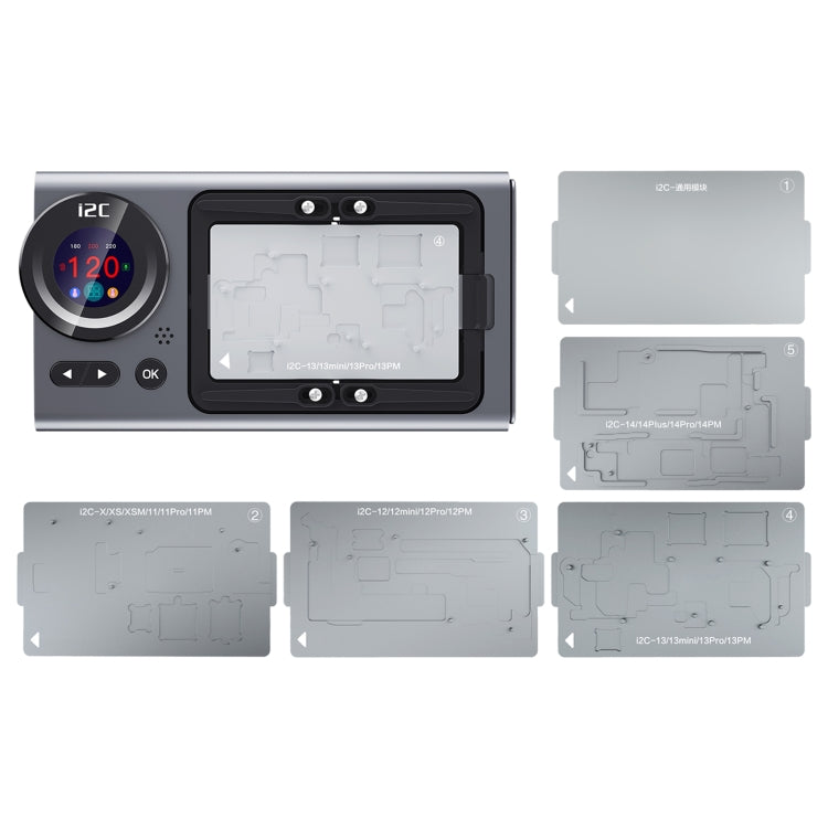 i2C T20 Intelligent Motherboard Middle Layered Heating Platform For iPhone X-14 Series, Plug:US-garmade.com
