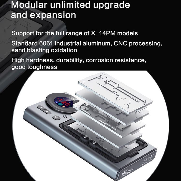 i2C T20 Intelligent Motherboard Middle Layered Heating Platform For iPhone X-14 Series, Plug:US-garmade.com