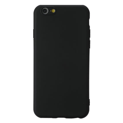 For iPhone 6 Shockproof Frosted TPU Protective Case(Black)-garmade.com