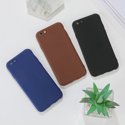 For iPhone 6 Shockproof Frosted TPU Protective Case(Black)-garmade.com