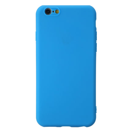 For iPhone 6 Shockproof Frosted TPU Protective Case(Light Blue)-garmade.com
