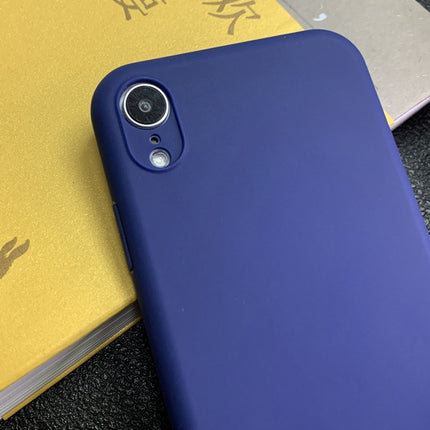 For iPhone XR Shockproof Frosted TPU Protective Case(Black)-garmade.com