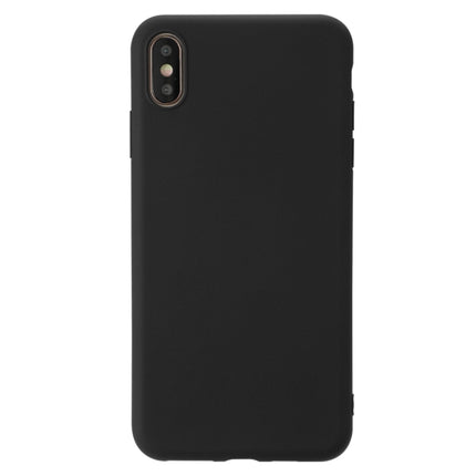 For iPhone XS Shockproof Frosted TPU Protective Case(Black)-garmade.com