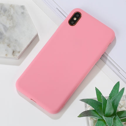 For iPhone XS Shockproof Frosted TPU Protective Case(Black)-garmade.com