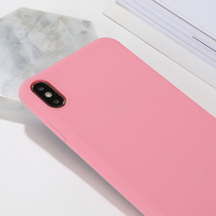 For iPhone XS Shockproof Frosted TPU Protective Case(Red)-garmade.com