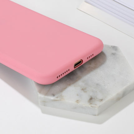 For iPhone XS Shockproof Frosted TPU Protective Case(Pink)-garmade.com