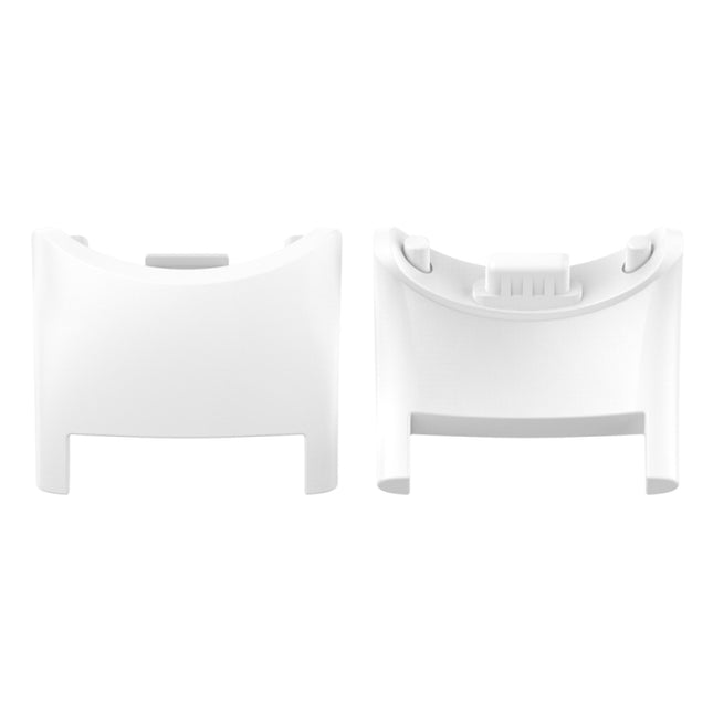 For Xiaomi Mi Band 8 1 Pair PC Plastic Watch Band Connector(White)-garmade.com