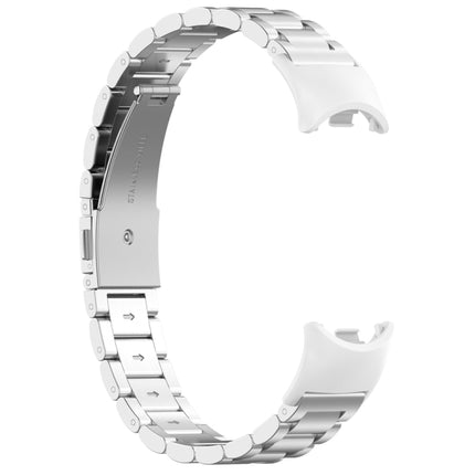 For Xiaomi Mi Band 8 1 Pair PC Plastic Watch Band Connector(White)-garmade.com
