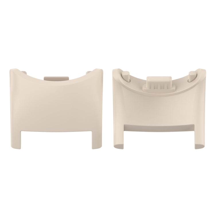 For Xiaomi Mi Band 8 1 Pair PC Plastic Watch Band Connector(Ivory White)-garmade.com