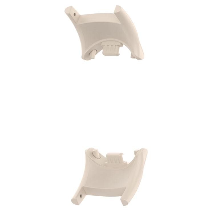 For Xiaomi Mi Band 8 1 Pair PC Plastic Watch Band Connector(Ivory White)-garmade.com
