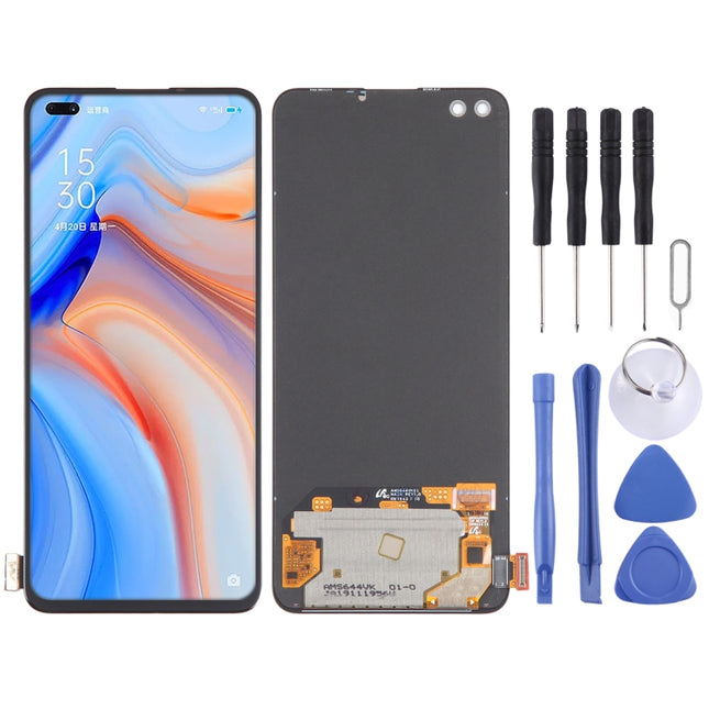 Original Super AMOLED LCD Screen For OPPO Reno4 5G with Digitizer Full Assembly-garmade.com