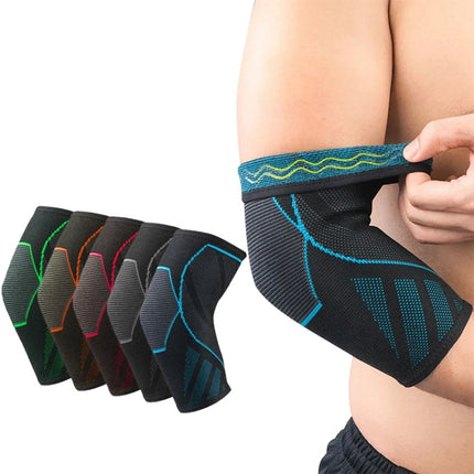 Outdoor Non-slip Pressurized Cycling Breathable Sports Elbow Pads, Random Color Delivery(L)-garmade.com