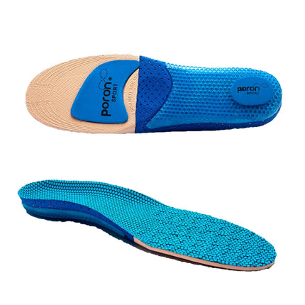 Men Shock Absorbing Sweat Absorbing Breathable Sports Insoles, Size:37-38-garmade.com