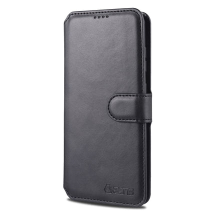 For Samsung Galaxy S20 AZNS Calf Texture Horizontal Flip Leather Case, with Holder & Card Slots & Wallet & Photo Frame(Black)-garmade.com