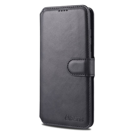 For Samsung Galaxy S20 Plus AZNS Calf Texture Horizontal Flip Leather Case, with Holder & Card Slots & Wallet & Photo Frame(Black)-garmade.com