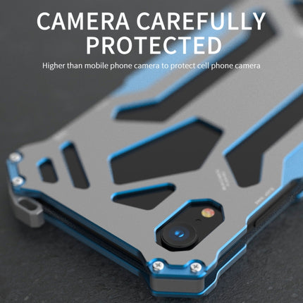 For iPhone XS Max R-JUST Shockproof Armor Metal Protective Case(Black)-garmade.com