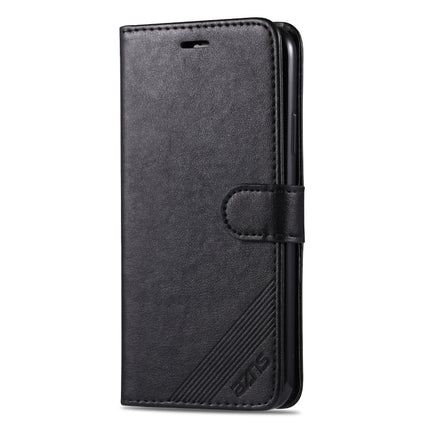 For iPhone 11 AZNS Sheepskin Texture Horizontal Flip Leather Case with Holder & Card Slots & Wallet(Black)-garmade.com