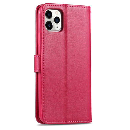 For iPhone 11 Pro Max AZNS Sheepskin Texture Horizontal Flip Leather Case with Holder & Card Slots & Wallet(Red)-garmade.com