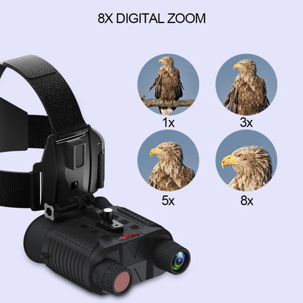 GVDA GD916 2.7 inch TFT Screen Binocular Head Mounted Infrared Night Vision Binoculars-garmade.com