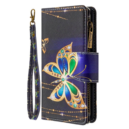 For iPhone 6s & 6 Colored Drawing Pattern Zipper Horizontal Flip Leather Case with Holder & Card Slots & Wallet(Big Butterfly)-garmade.com