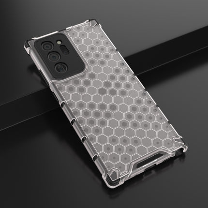 For Samsung Galaxy Note20 Ultra Shockproof Honeycomb PC + TPU Protective Case(White)-garmade.com
