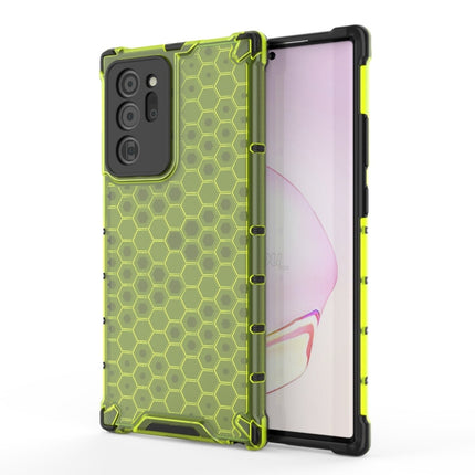 For Samsung Galaxy Note20 Ultra Shockproof Honeycomb PC + TPU Protective Case(Green)-garmade.com