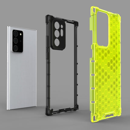 For Samsung Galaxy Note20 Ultra Shockproof Honeycomb PC + TPU Protective Case(Green)-garmade.com
