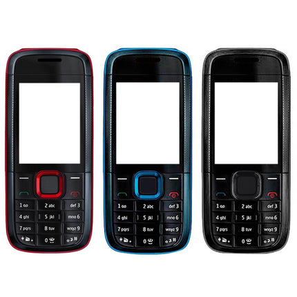 For Nokia 5130XM Full Housing Cover(Black)-garmade.com