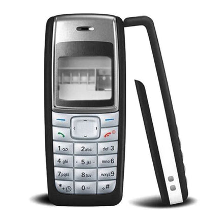 For Nokia 1110 / 1112 Full Housing Cover(Black)-garmade.com