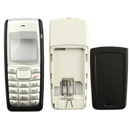 For Nokia 1110 / 1112 Full Housing Cover(Black)-garmade.com