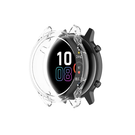 For Huawei Honor Magic watch2 46mm TPU Wrapped Empty Half Case Watch Case(Transparent White)-garmade.com