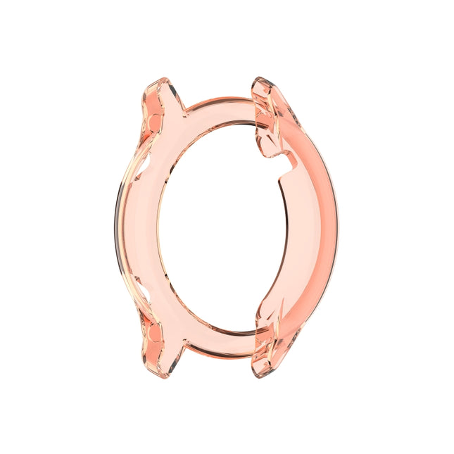 For Huawei Honor Magic watch2 46mm TPU Wrapped Empty Half Case Watch Case(Transparent Orange)-garmade.com