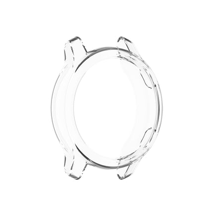 For Garmin Venu TPU Wrapped Empty Half Case Watch Case(Transparent White)-garmade.com