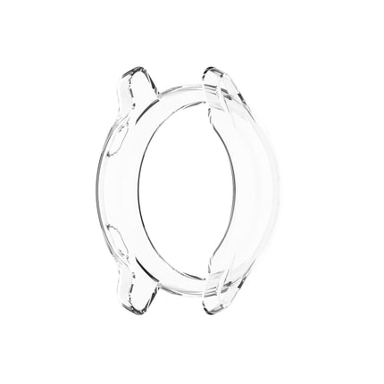 For Garmin Venu TPU Wrapped Empty Half Case Watch Case(Transparent White)-garmade.com