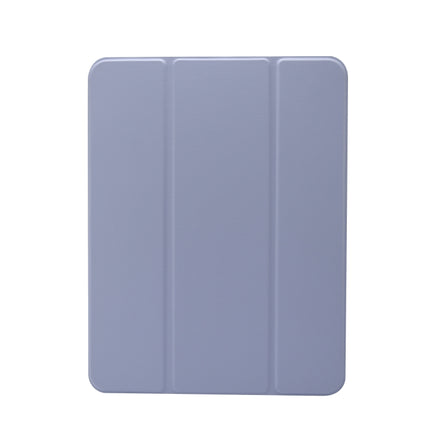 3-folding Electric Pressed Skin Texture Leather Smart Tablet Case For iPad Pro 11 2022/2021/2020(Baby Blue)-garmade.com