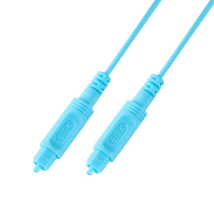 1.5m EMK OD2.2mm Digital Audio Optical Fiber Cable Plastic Speaker Balance Cable(Sky Blue)-garmade.com