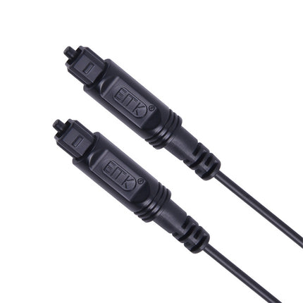 8m EMK OD2.2mm Digital Audio Optical Fiber Cable Plastic Speaker Balance Cable(Black)-garmade.com