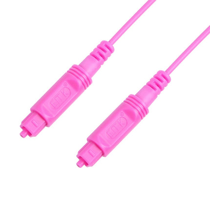 20m EMK OD2.2mm Digital Audio Optical Fiber Cable Plastic Speaker Balance Cable(Pink)-garmade.com