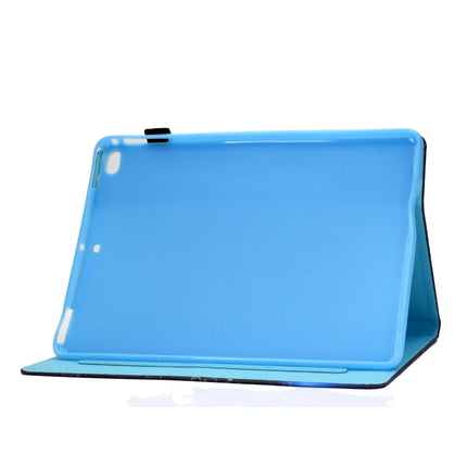 For iPad 9.7 (2017) / (2018) / Air 2 / Air Colored Drawing Stitching Horizontal Flip Leather Case with Holder & Card Slots & Sleep / Wake-up Function(Lamp Bulb)-garmade.com