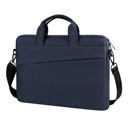 For 13.3 inch ST01S Waterproof Oxford Laptop Diagonal Shoulder Handbag(Navy Blue)-garmade.com