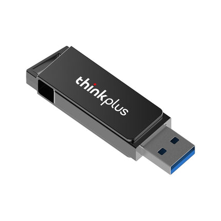 Lenovo Thinkplus USB 3.0 Rotating Flash Drive, Memory:64GB(Black)-garmade.com