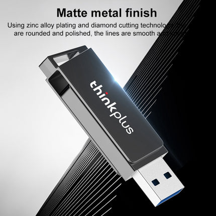 Lenovo Thinkplus USB 3.0 Rotating Flash Drive, Memory:64GB(Black)-garmade.com