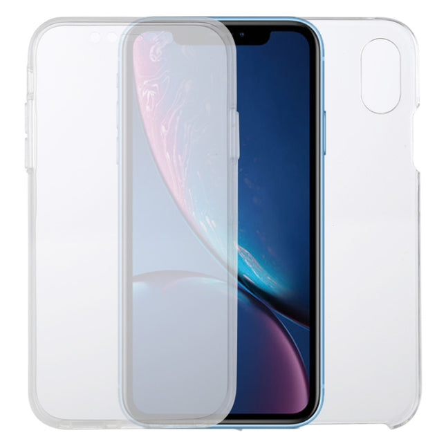 For iPhone XR PC+TPU Ultra-Thin Double-Sided All-Inclusive Transparent Case-garmade.com