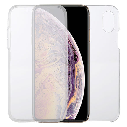For iPhone XS Max PC+TPU Ultra-Thin Double-Sided All-Inclusive Transparent Case-garmade.com