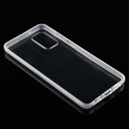 For Samsung Galaxy S20+ PC+TPU Ultra-Thin Double-Sided All-Inclusive Transparent Case-garmade.com