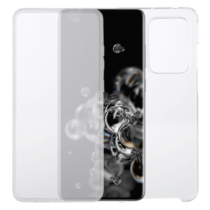 For Samsung Galaxy S20 Ultra PC+TPU Ultra-Thin Double-Sided All-Inclusive Transparent Case-garmade.com