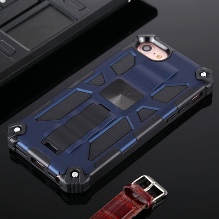 For iPhone 6 Shockproof TPU + PC Magnetic Protective Case with Holder(Blue)-garmade.com