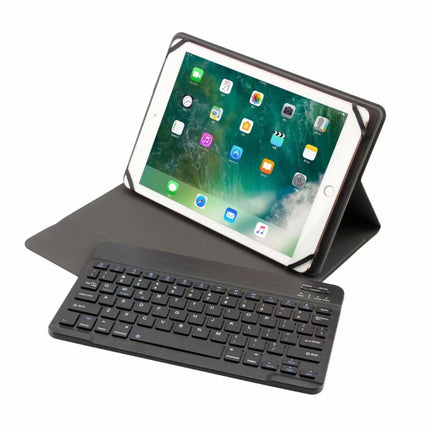 TH10-C For Android & Apple & Windows System 9.7-10 inch Universal Detachable Bluetooth Keyboard Tablet Case with Stand(Black)-garmade.com