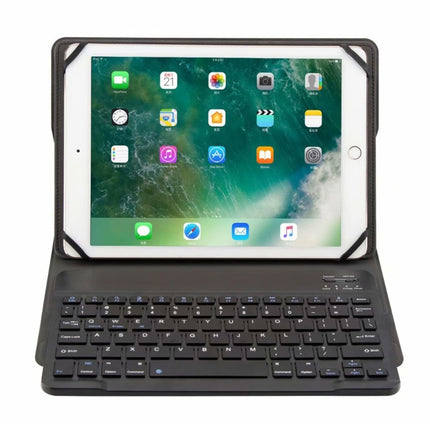 TH10-C For Android & Apple & Windows System 9.7-10 inch Universal Detachable Bluetooth Keyboard Tablet Case with Stand(Black)-garmade.com